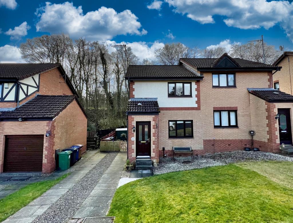 22 Quarrelton Grove, Johnstone 2 bed semidetached villa for sale £