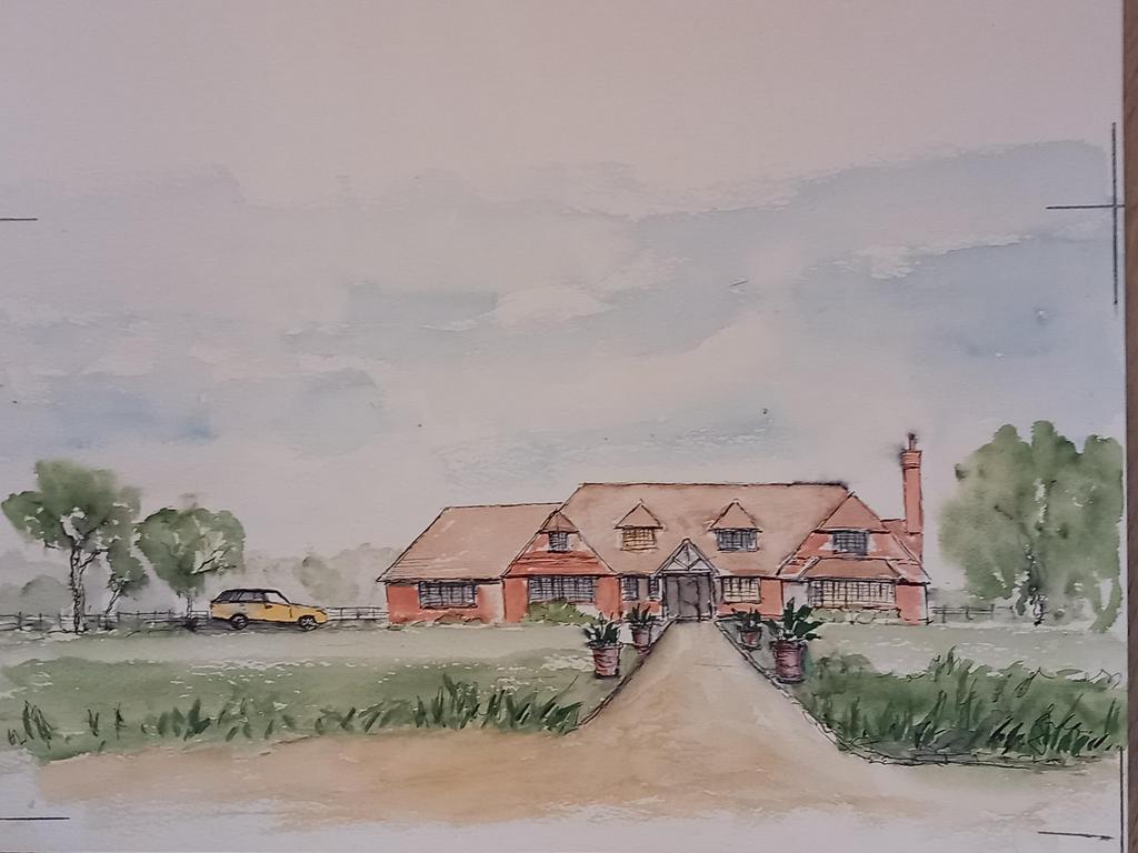 Artist&#39;s impression of proposed new dwelling