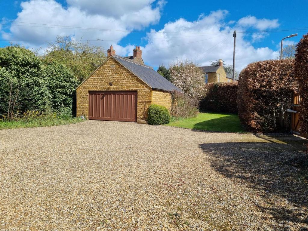 Garage and driveway