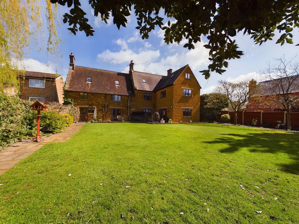 Rear of property