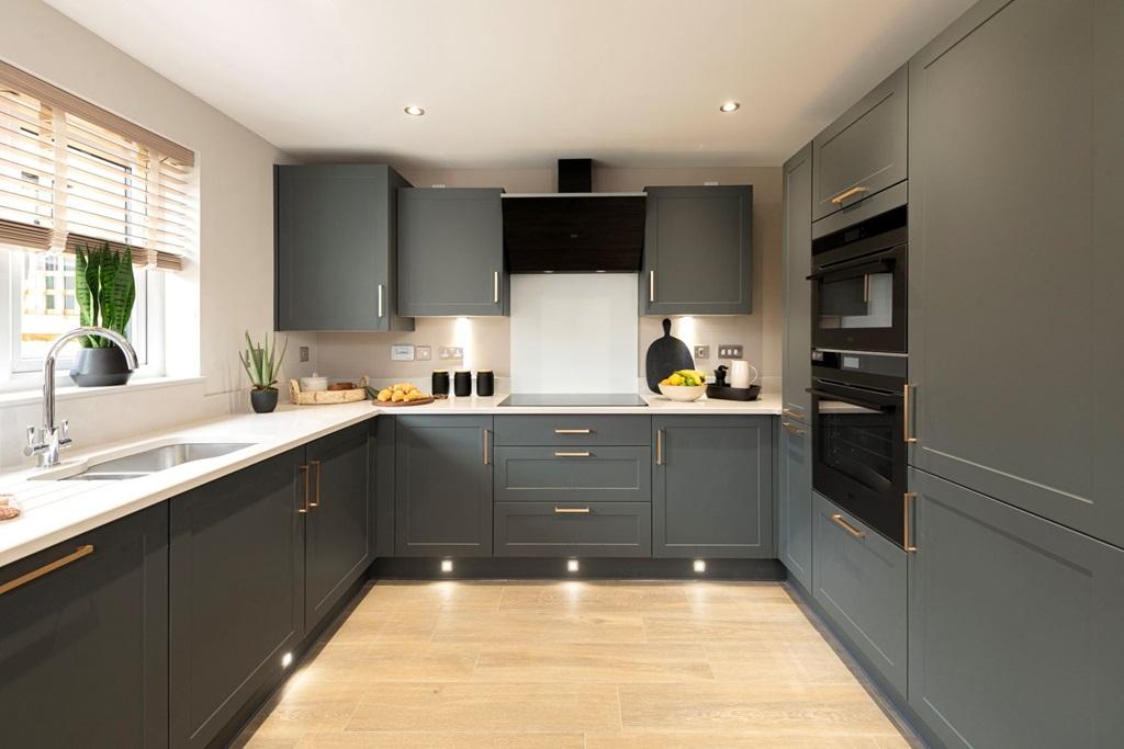 A brand new, modern kitchen is ready to go from...