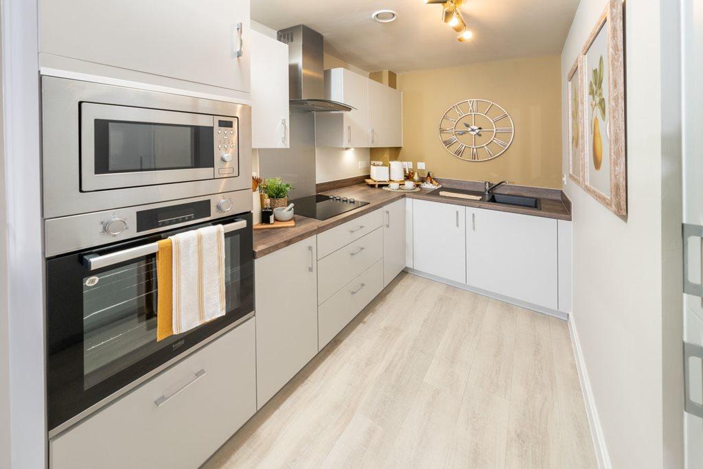 Kitchens are fitted with fully integrated, high...