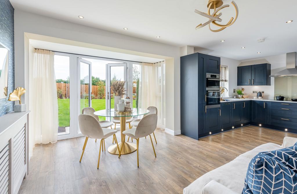 Kitchen/dining room in Glenbervie show home