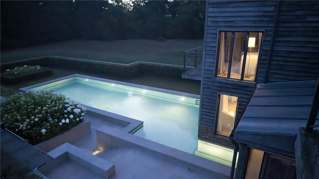 Dusk Swimming Pool