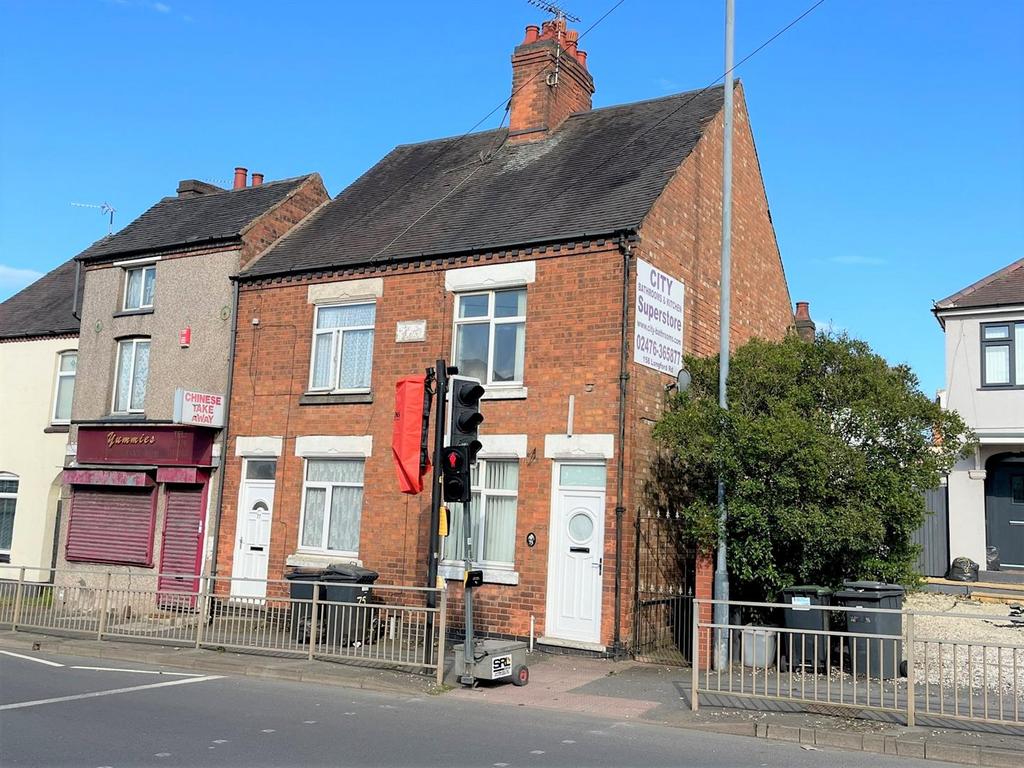 Nuneaton Road, Bedworth 2 bed end of terrace house for sale £130,000