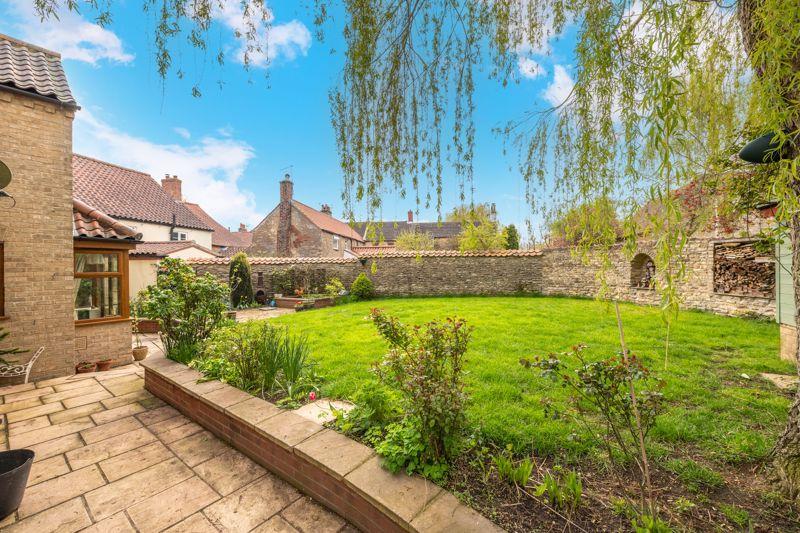 Rear walled garden