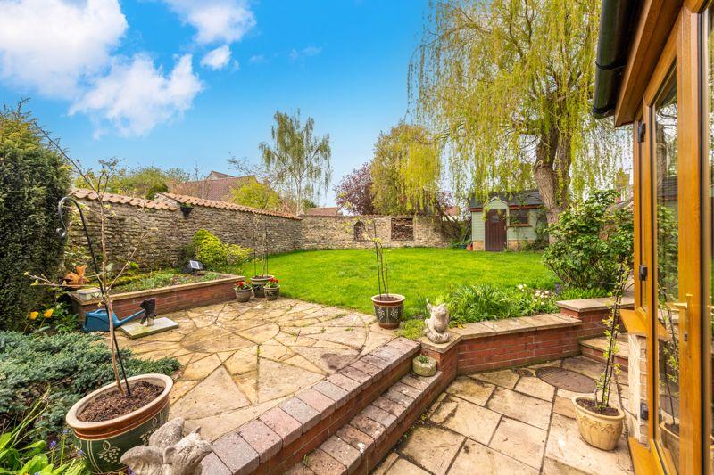 Rear walled garden