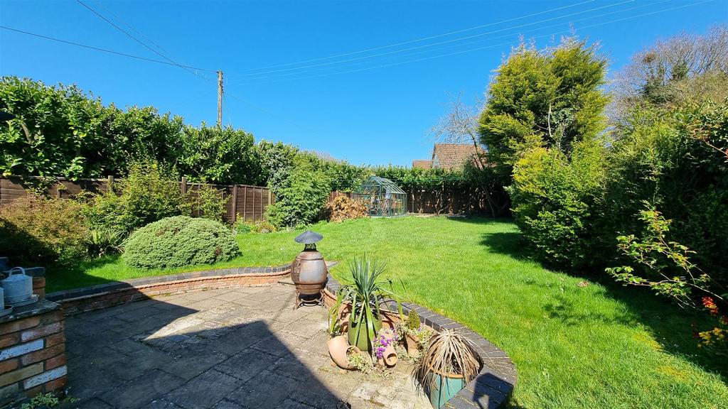 Private rear garden