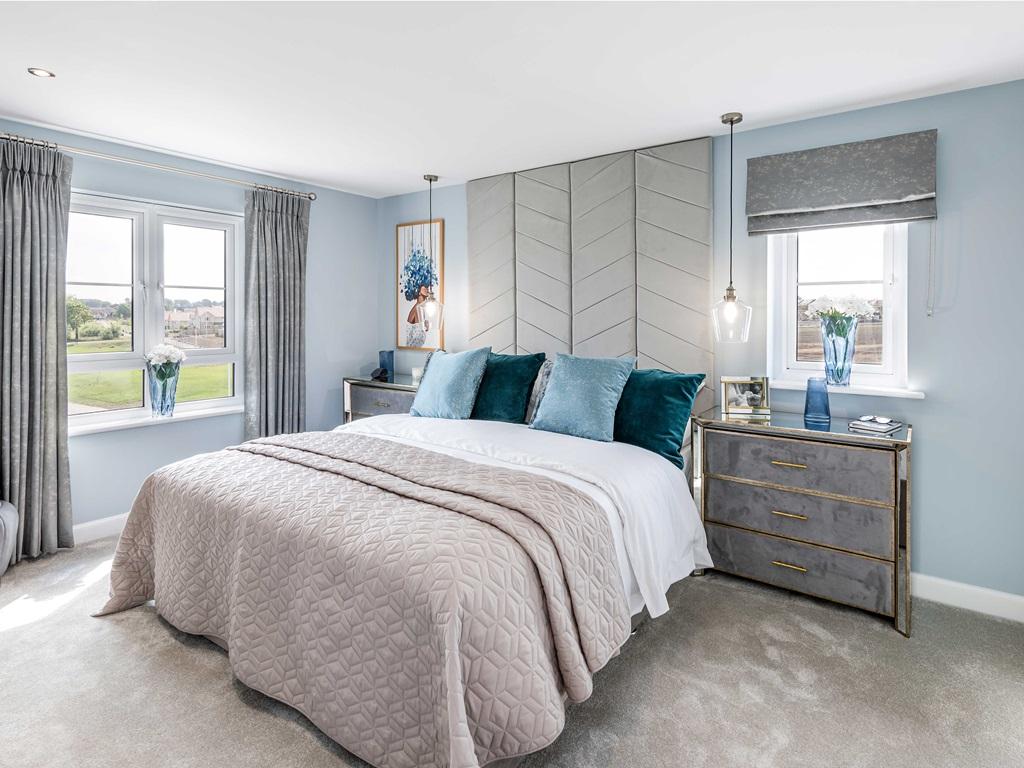 Bedroom in 4 bedroom Dunbar house type
