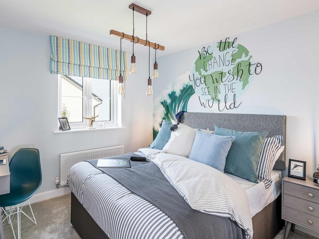 Bedroom in 4 bedroom Dunbar house type