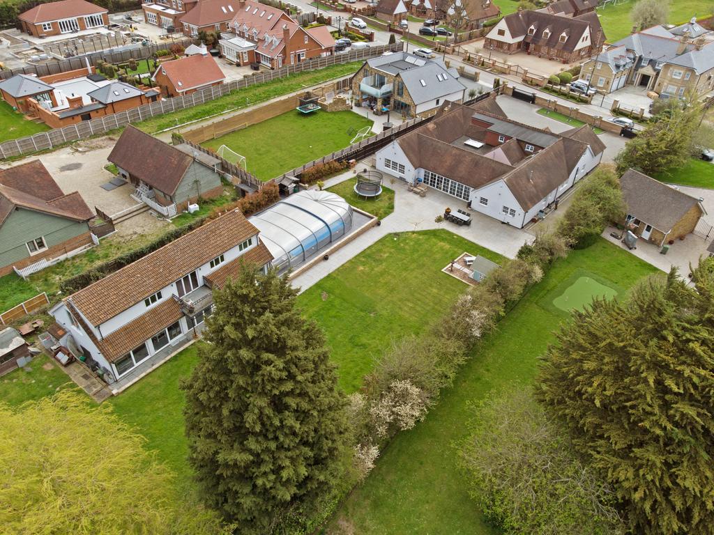 Ariel view of the plot