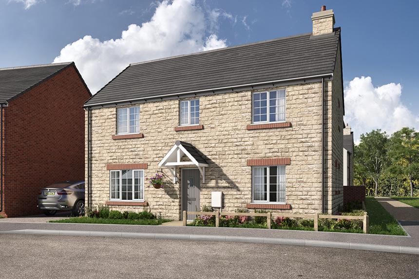 Plot 49, The Kempthorne at Lyneham Fields, Lyneham Fields SN15 4 bed detached house for sale £