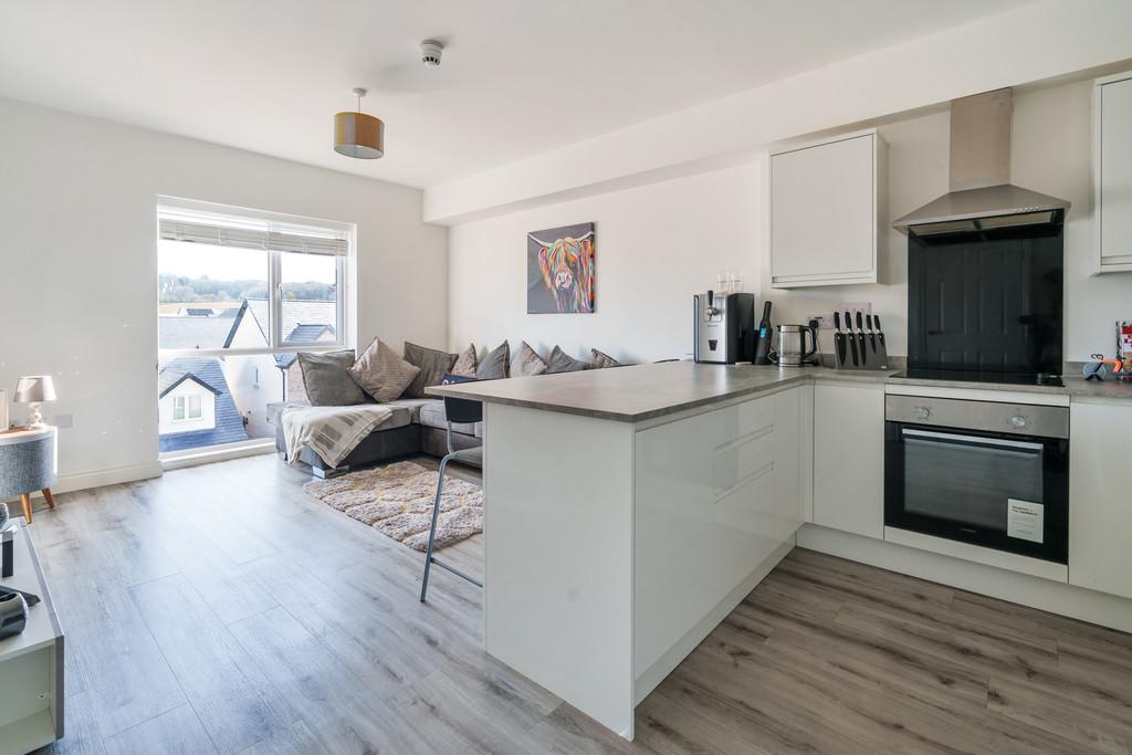 Open plan living &amp; kitchen