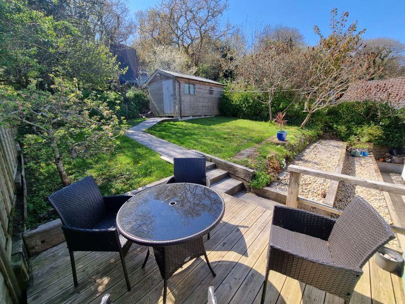 Landscaped rear...