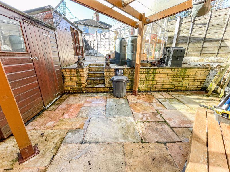 Rear courtyard area