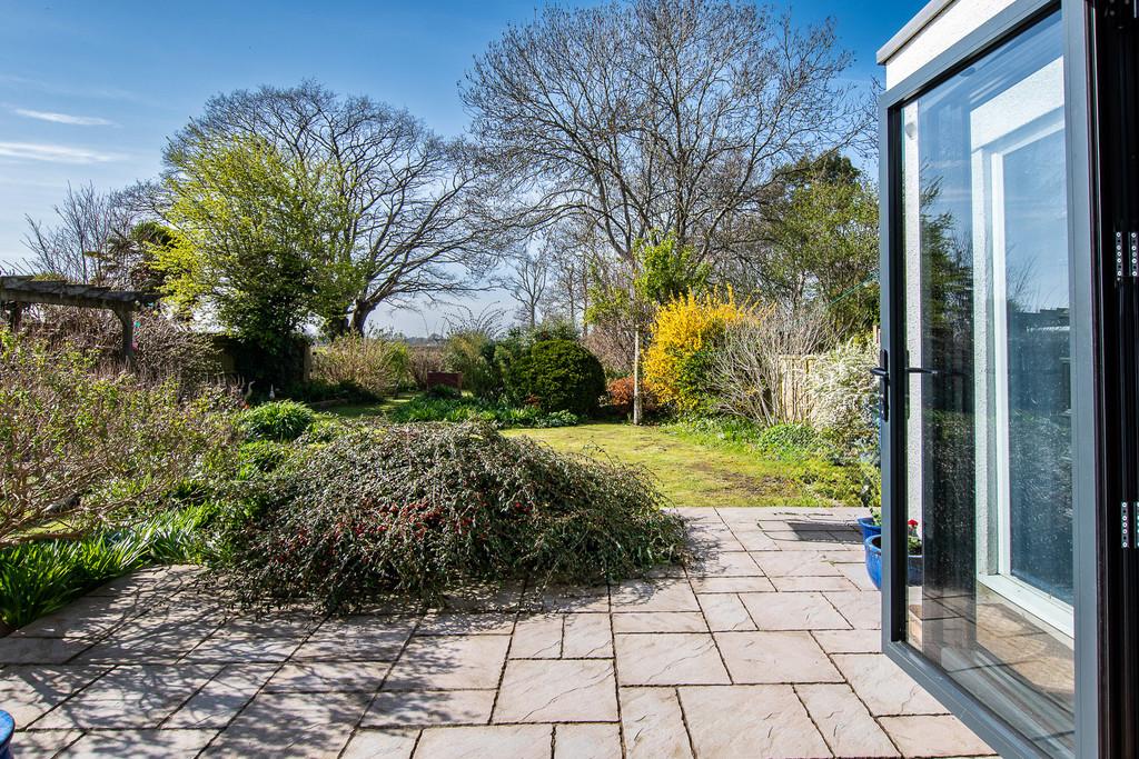 Bi-fold doors opening onto garden