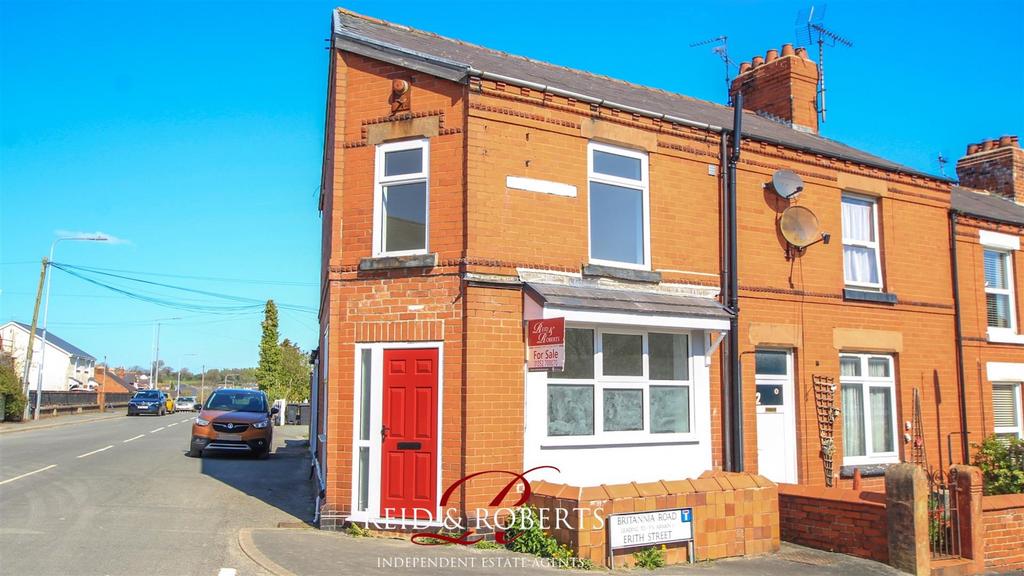 Brittania Road, Leeswood 3 bed end of terrace house for sale £170,000
