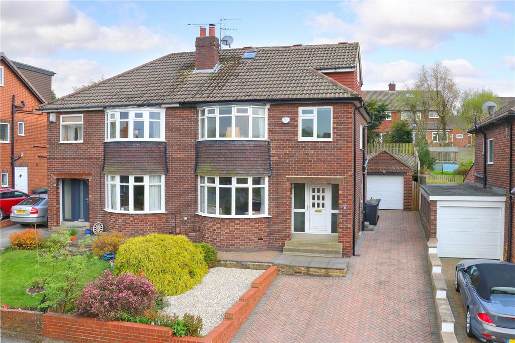 Moseley Wood Drive, Cookridge, Leeds, West Yorkshire, LS16 4 bed semi