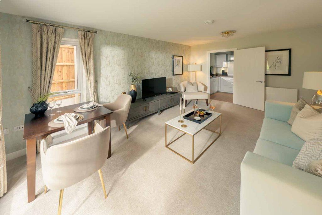 Thomas Wolsey Place Show Apartment - Living Room