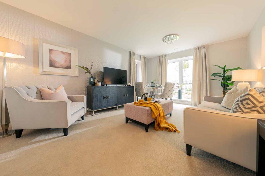 Thomas Wolsey Place Show Apartment - Living Room