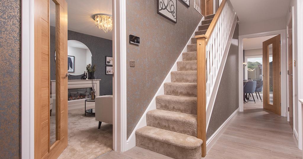 Spacious hallway