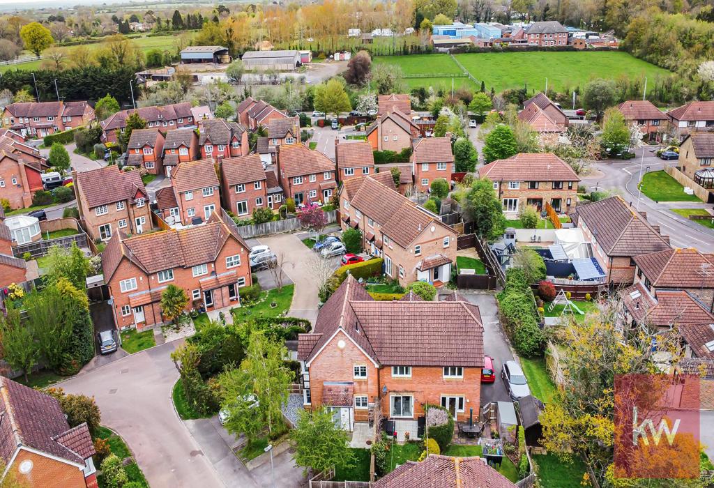 Aerial View of House &amp; Surrounding Area