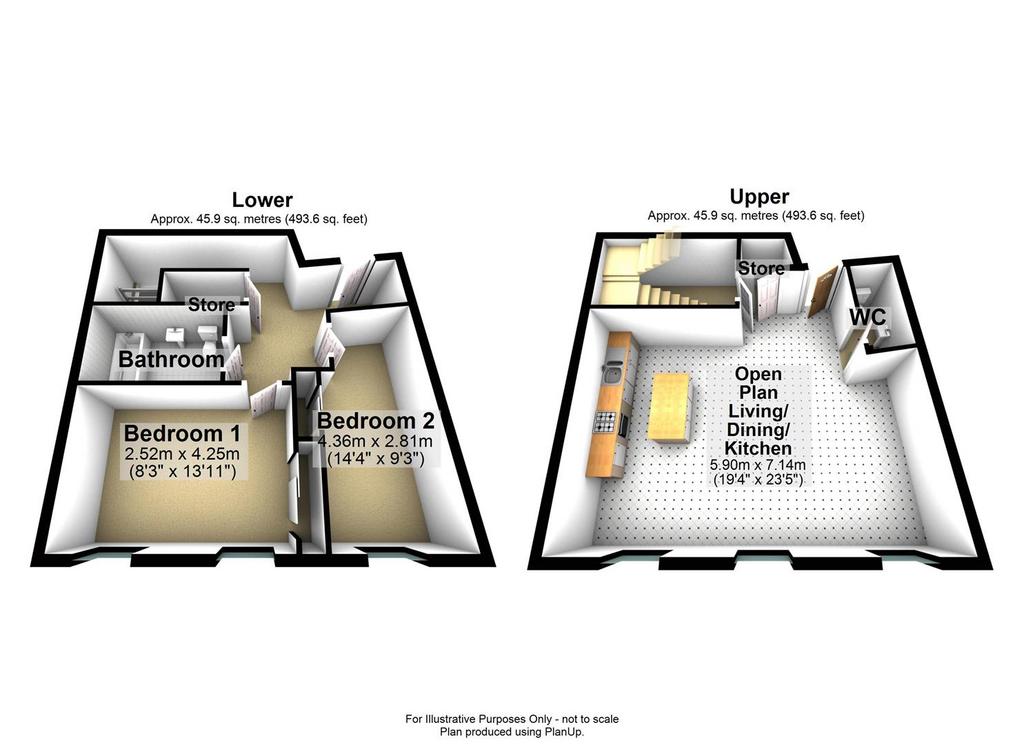 3 D Floorplan