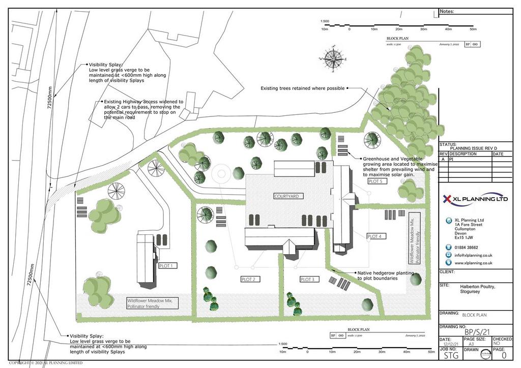 010 158 996521 Proposed Block Plan Drg No. BP S 21