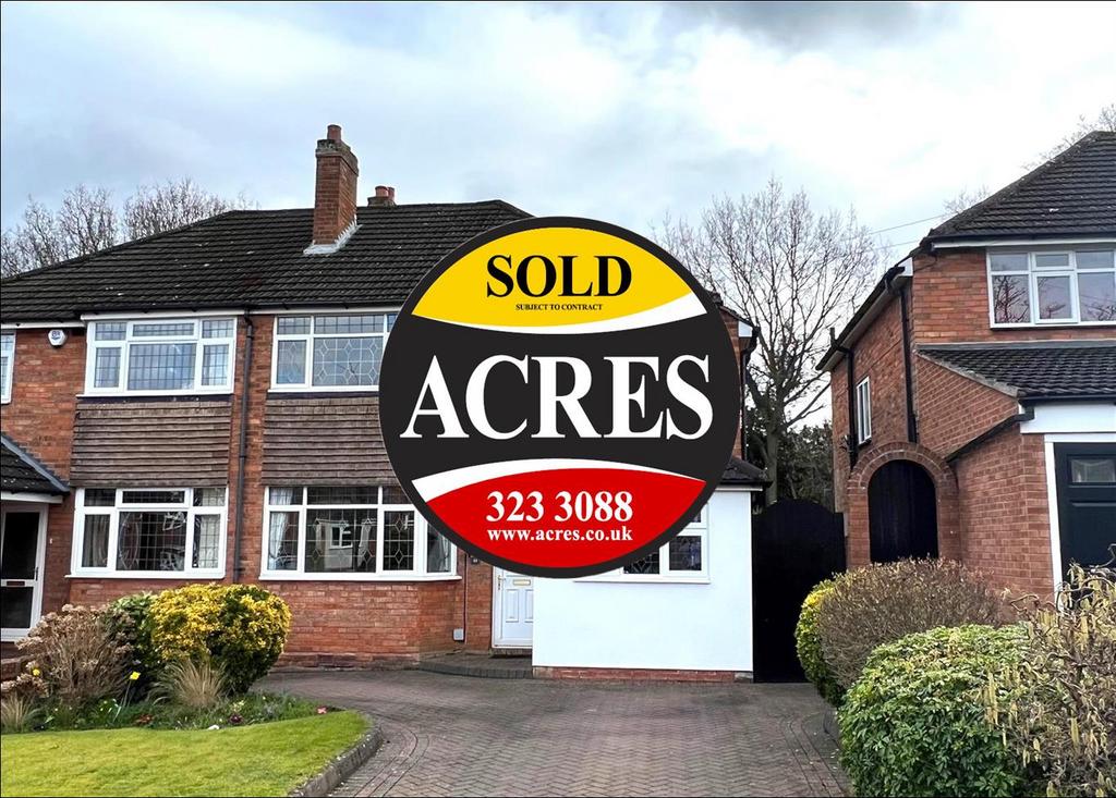 Bickley Avenue, Four Oaks, Sutton... 3 bed semidetached house £425,000