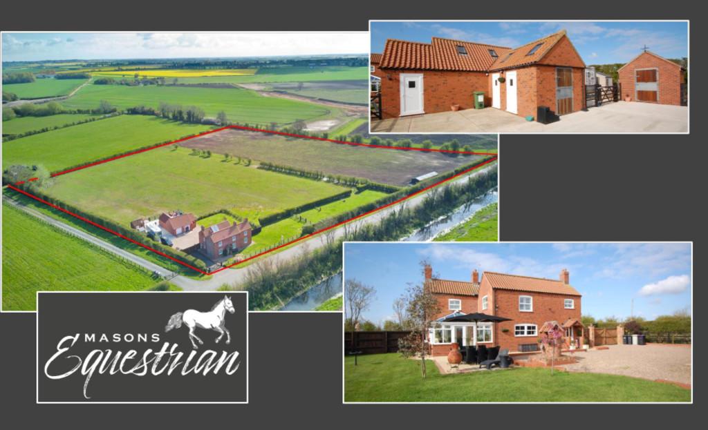 Fenside, East Kirkby PE23 4DD 4 bed equestrian property for sale £750,000