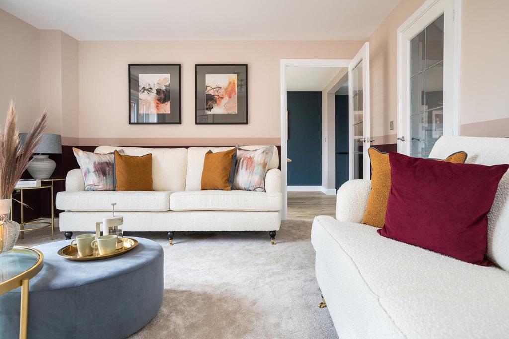 A bright lounge off the Family Room gives you...
