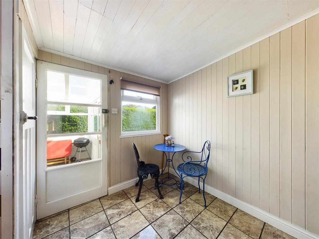 Upvc conservatory: