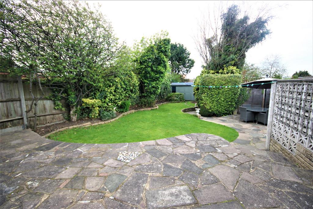Rear garden: