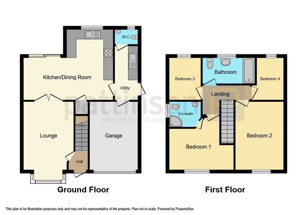 Cottingham Grove, Thornley, Durham, DH6 3EJ 4 bed detached house for