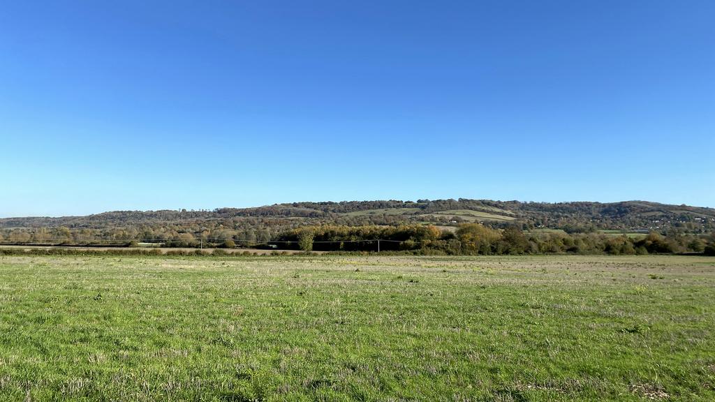 Flat grazing land in Sevenoaks, Kent