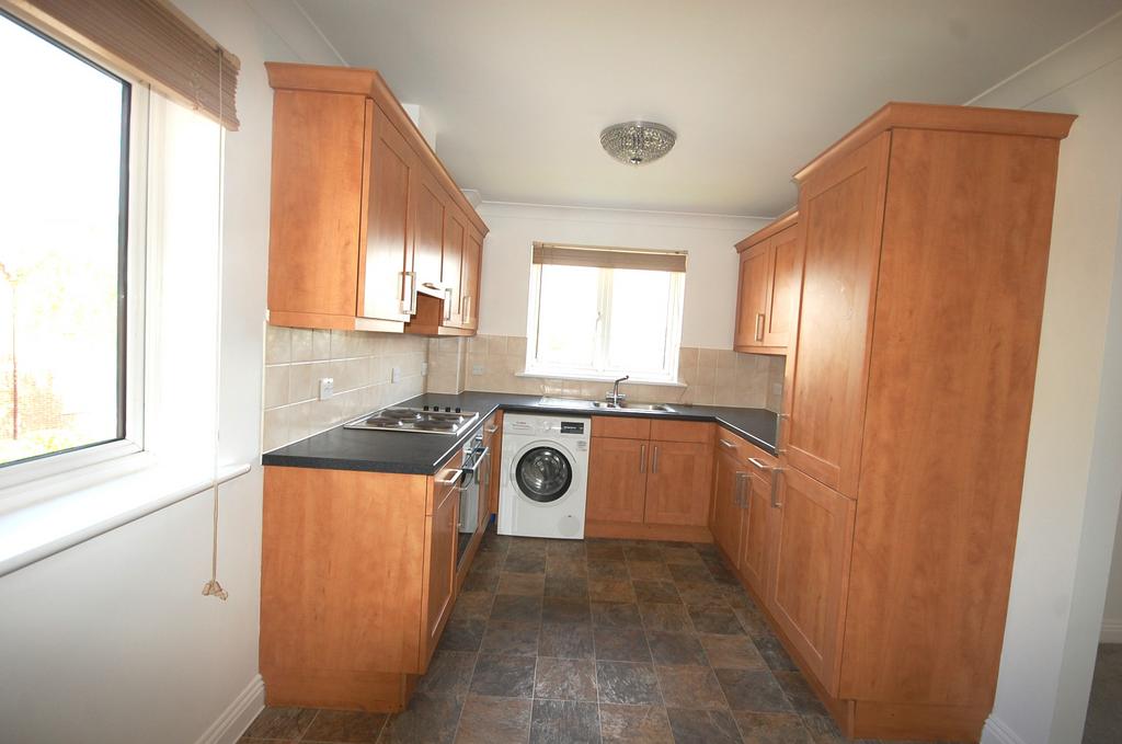 Kitchen Area with dual aspect windows