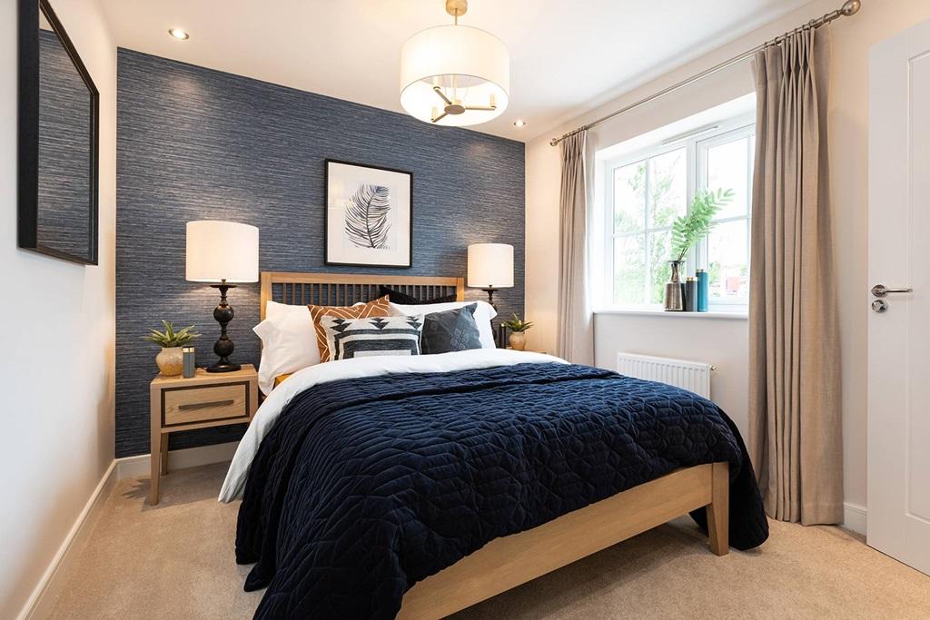 Main bedroom with room for storage