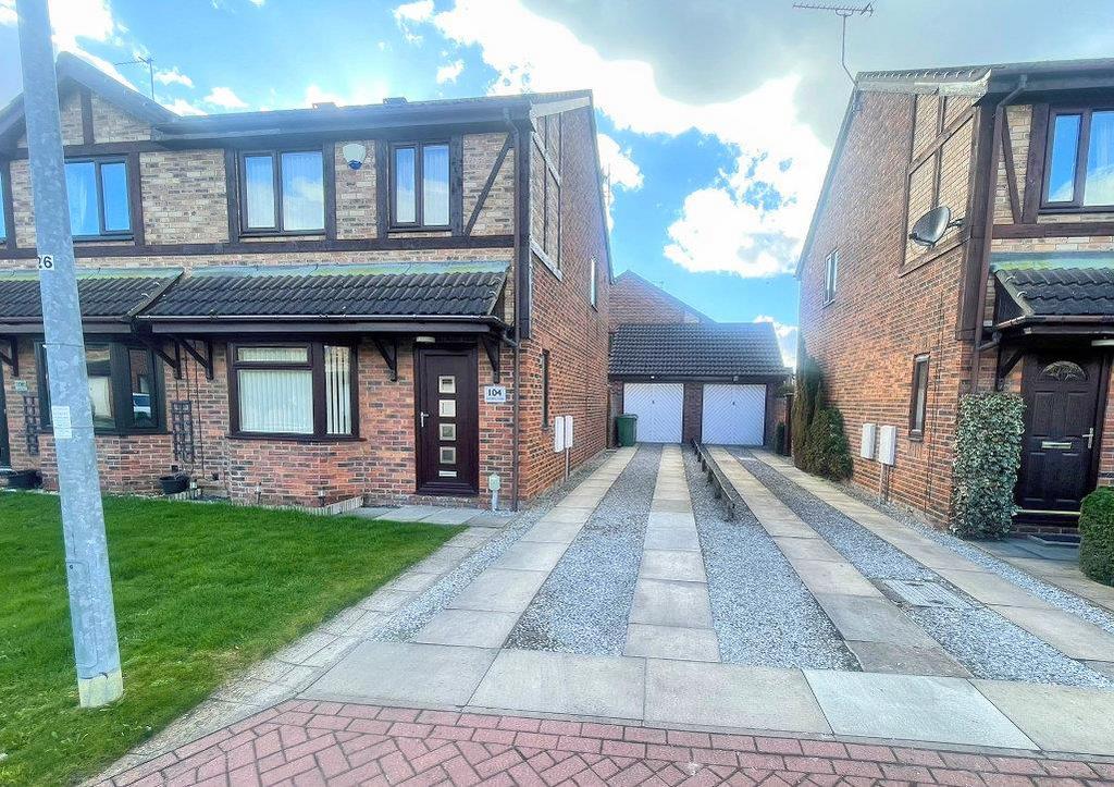 Modern semi detached house