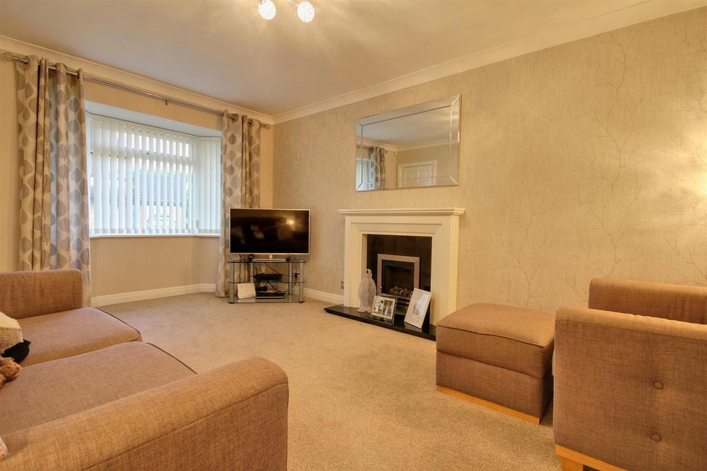 Lounge with fireplace