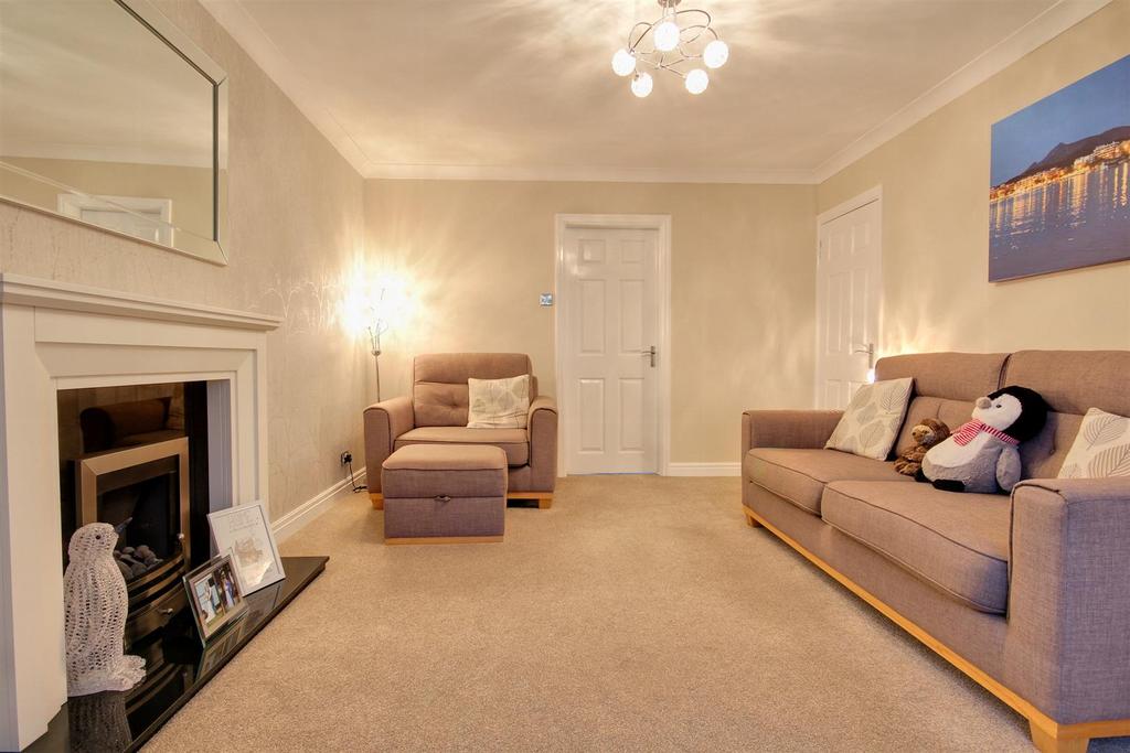 Modern fireplace