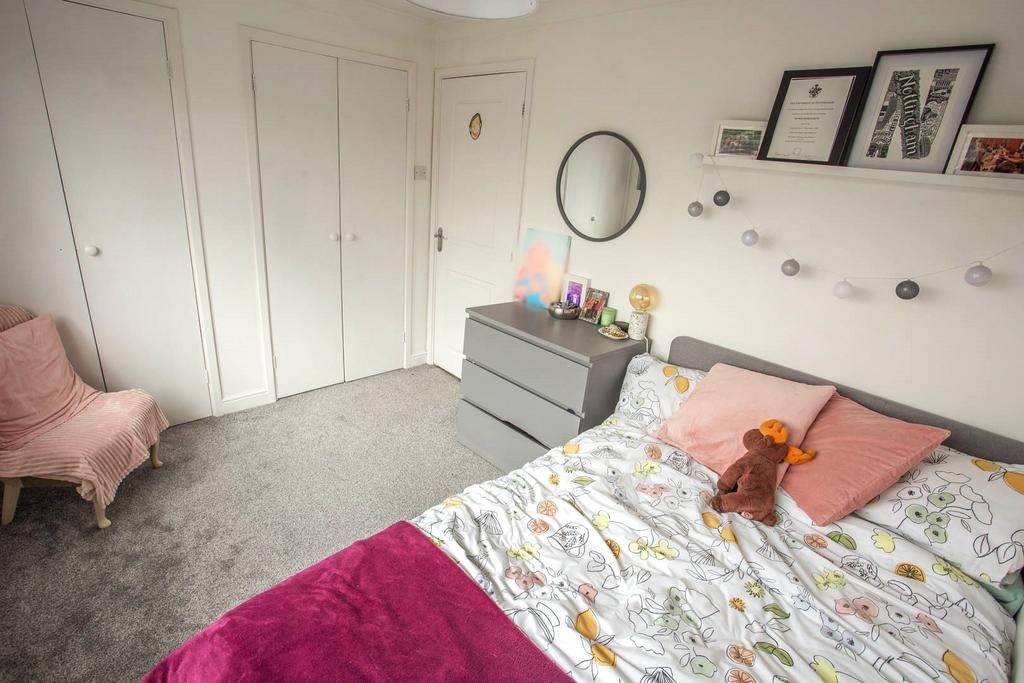 Bedroom 3 with wardrobes