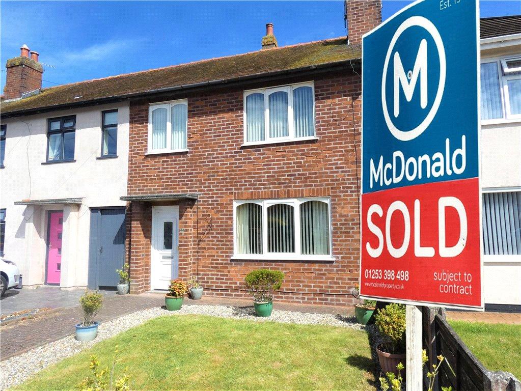 Bangor Avenue, Bispham, Blackpool 3 bed terraced house £110,000
