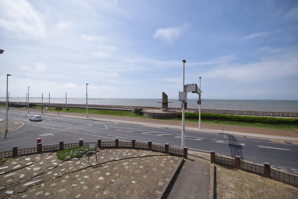 View from covered balcony