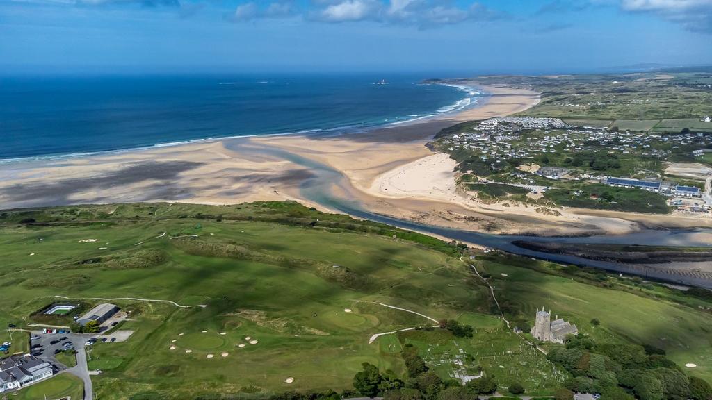 Lelant Estuary, Church &amp; Gold Club