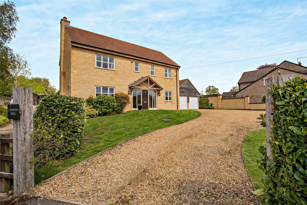 Oundle Road, Lutton, Northamptonshire, PE8 4 bed detached house for