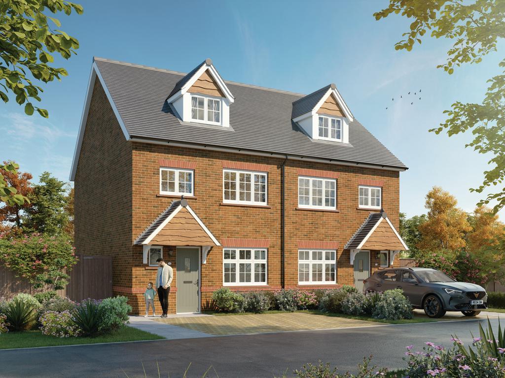 Plot 132, Grantham Semi at Leestone Park, Leighton Buzzard, Heath Road