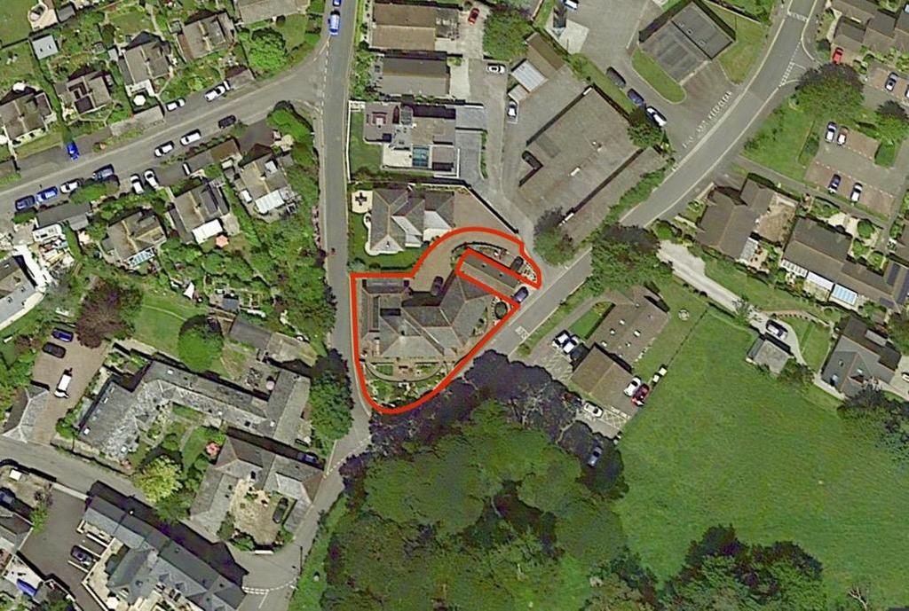 Aerial View with Indication of Boundaries