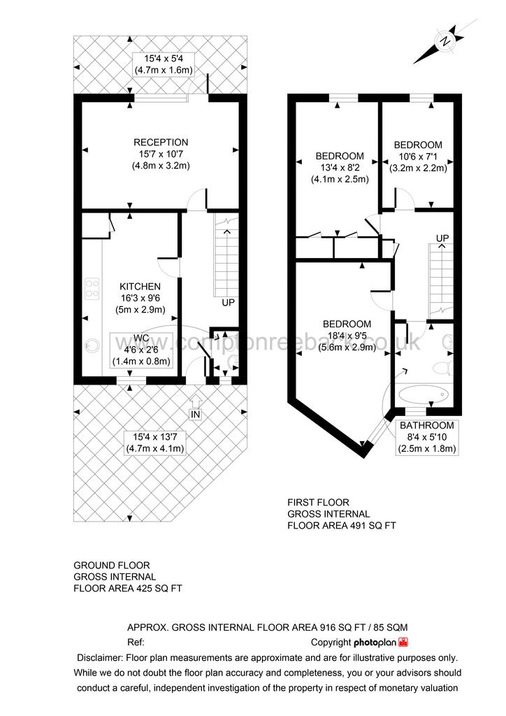 Cowdenbeath Path, London, N1 4 bed property £3,900 pcm (£900 pw)