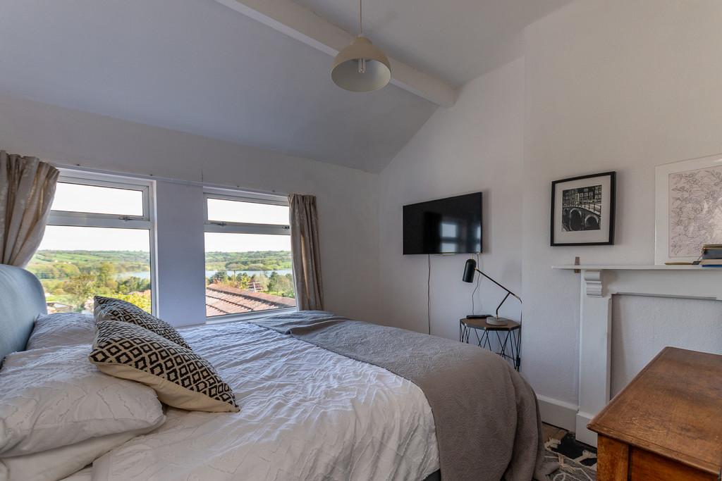 Double bedroom with superb Blagdon Lake views