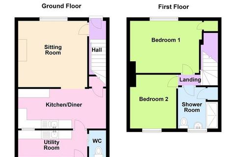 2 bedroom terraced house for sale, Gloster Ades Road, Honeybourne, Evesham